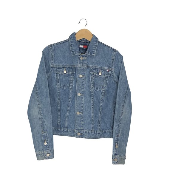 Vintage Tommy Hilfiger Denim Jacket - Women's M - Picture 1 of 3